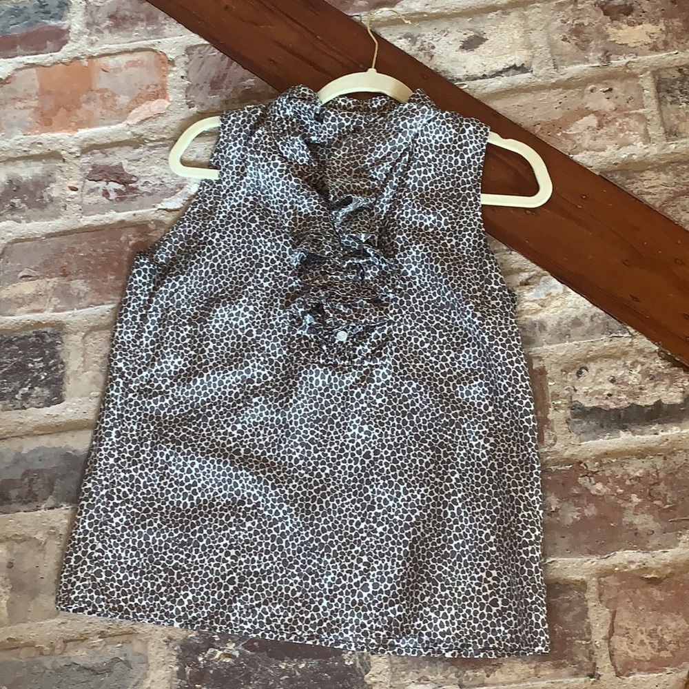J. Crew blouse with ruffles Women’s 8